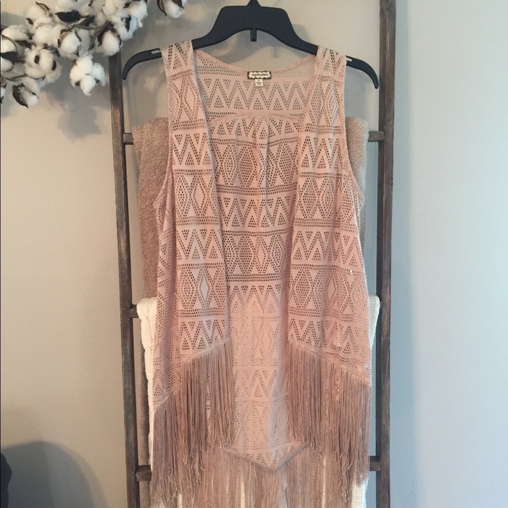 Boho Fringe Vest
